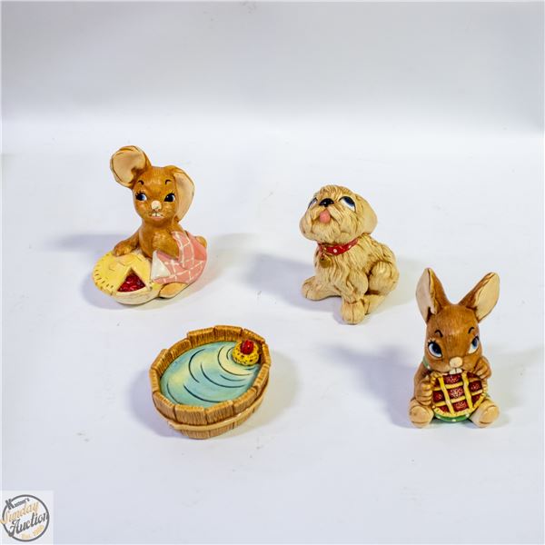 LOT OF 4 PENDELFIN FIGURES