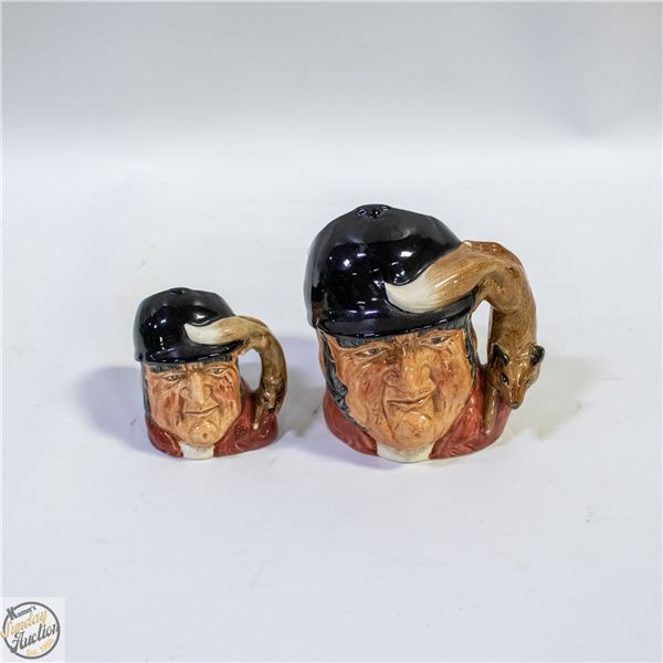 PAIR OF 1959 ROYAL DOULTON GONE AWAY SMALL JUGS