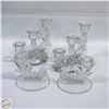 Image 1 : LOT OF 5 ASSORTED CANDLE HOLDERS 2 PAIRS