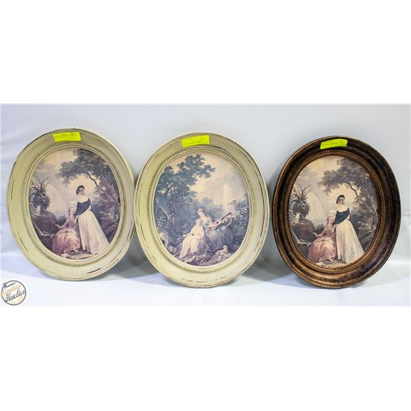 3 VINTAGE COPPER CRAFT GUILD WALL DISPLAY 15"