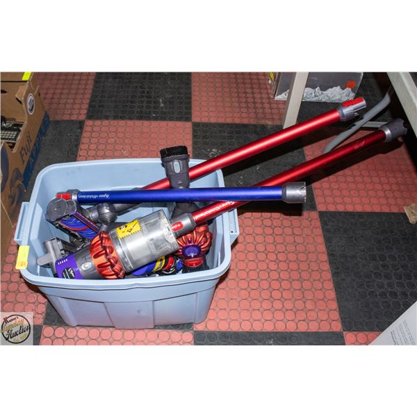 LOT OF DYSON VAC PARTS