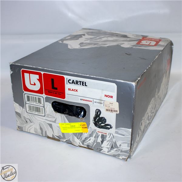 BURTON SNOWBOARD BINDINGS MENS 10