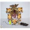 Image 1 : WOODEN CUCKOO CLOCK