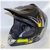 Image 1 : NEW PHX ZONE 3 HELMET NIGHTMARE BLACK YOUTH SIZE S