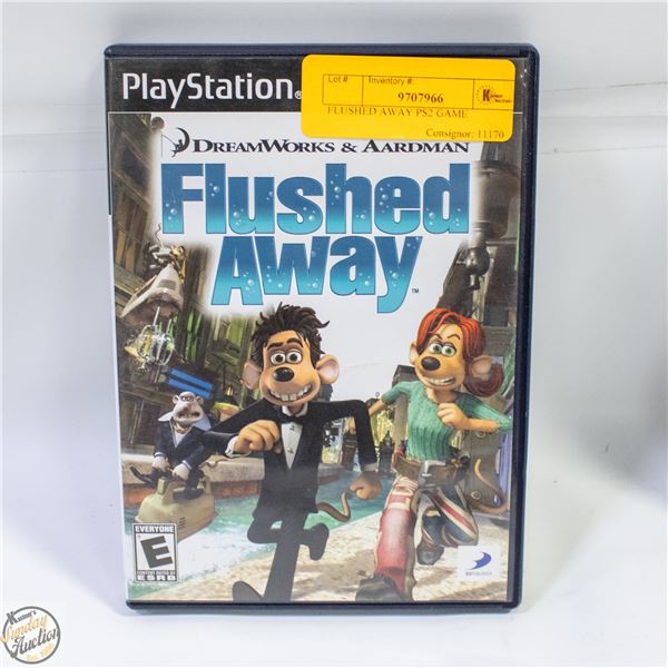FLUSHED AWAY PS2 GAME