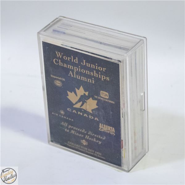 1995 WORLD JUNIORS CHAMPIONSHIP SET 1-574 CARDS