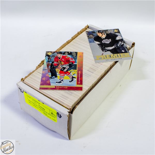 BOX 1996-97 UPPERDECK HOCKEY SPX, APPROX 390 CARDS