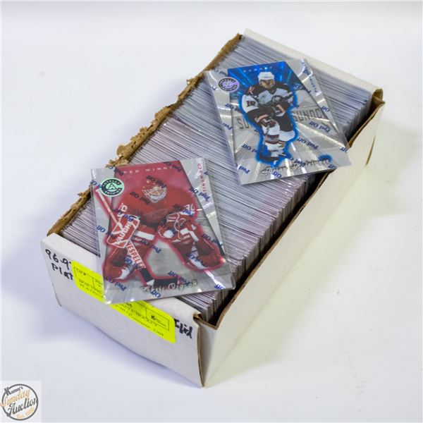 BOX 1996-97 PINNACLE HOCKEY PLATINUM RED+BLUE