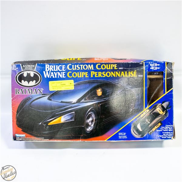 BATMAN CUSTOM COUPE INCLUDES BRUCE WAYNE
