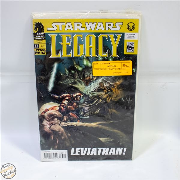 STAR WARS LEGACY COMIC #33