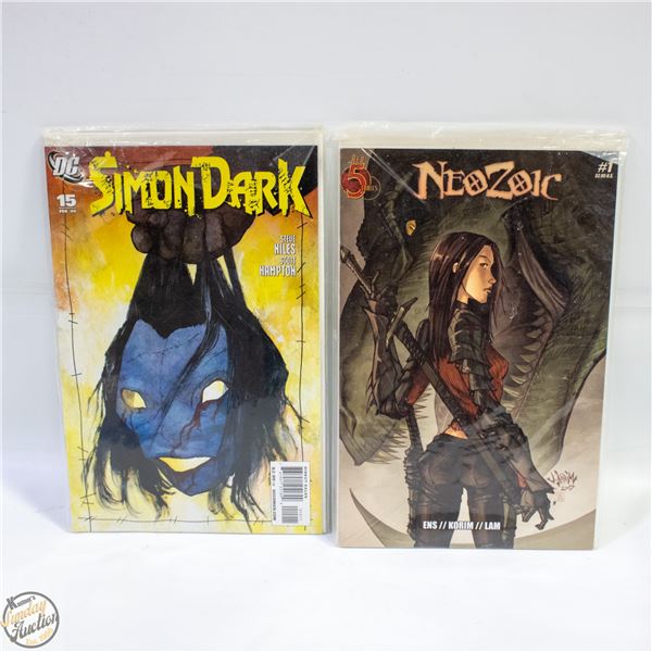 NEOZOIC COMIC #1 & SIMON DARK COMIC #15