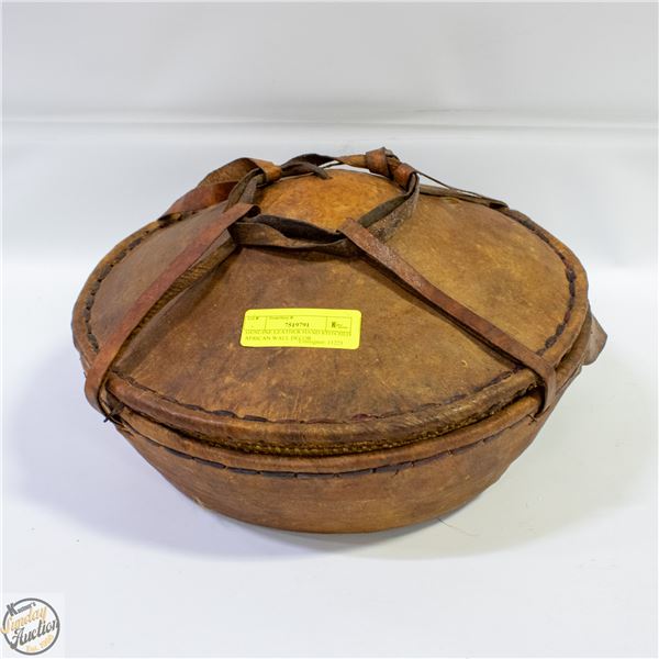 GENUINE LEATHER HAND STITCHED AFRICAN WALL DECOR