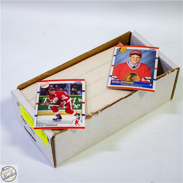 BOX ALL HOCKEY 1990-91 SCORE APPROX 420 CARDS