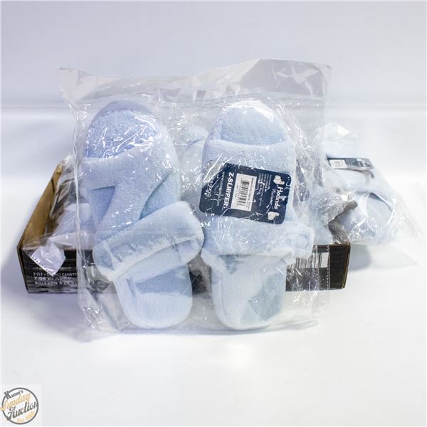 5 HOUNDS BABY BLUE LADIES Z-SLIPPERS SIZE 7/8