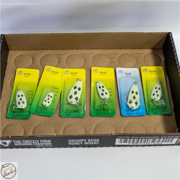 6 X 5 OF DIAMONDS FISHING LURES