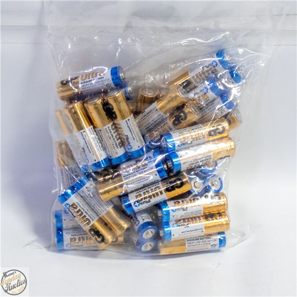 25 X 2 PACKS = 50 AA ALKALINE BATTERIES