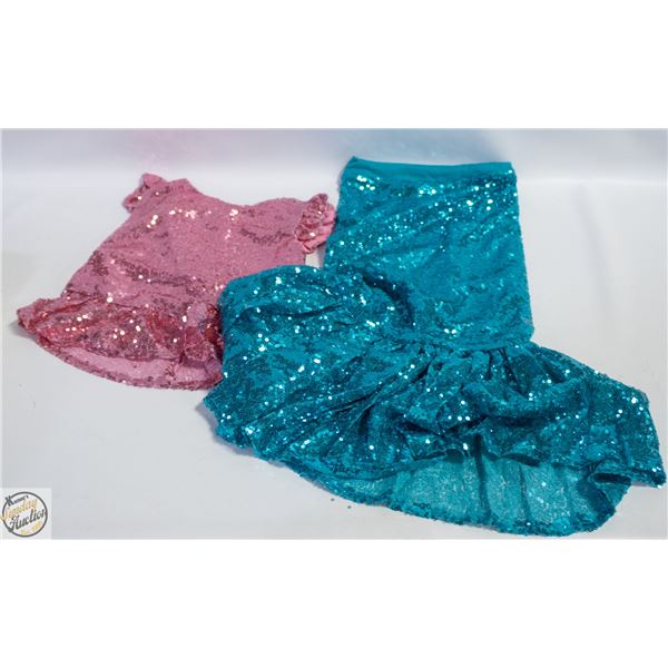LITTLE GIRLS SEQUIN MERMAID COSTUME MEDIUM