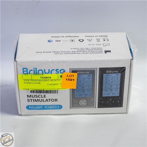 NEW TENS MACHINE MUSCLE STIMULATOR,