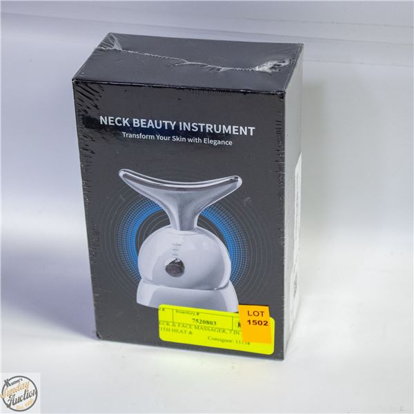 NECK & FACE MASSAGER, 7 IN 1 WITH HEAT &