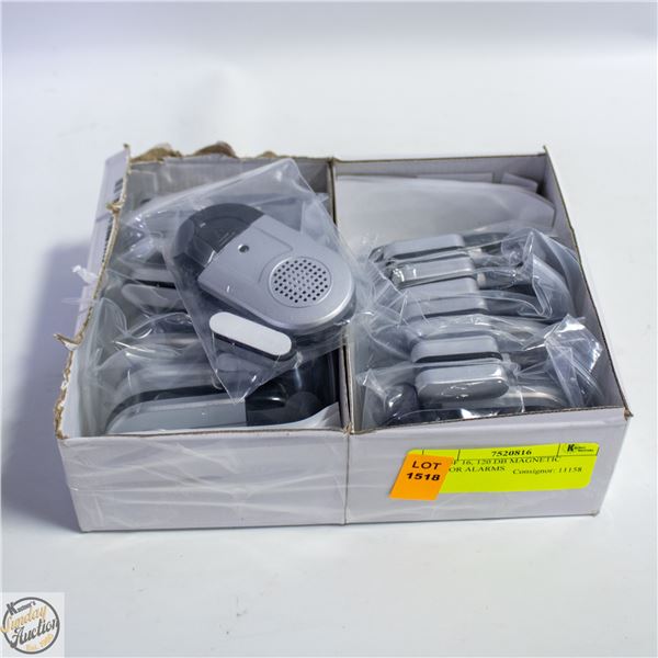 SET OF 16, 120 DB MAGNETIC SENSOR ALARMS