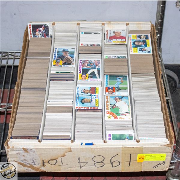 1984 TOPPS BASEBALL CARD LOT OF 5000+ CARDS