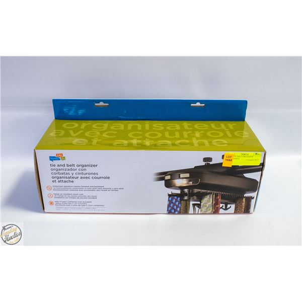 NEW TIE+BELT ORGANIZER MOTORIZED