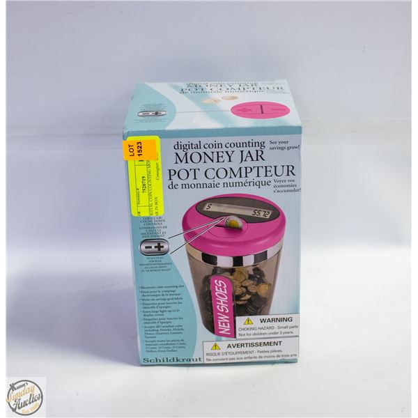 DIGITAL COIN COUNTING MONEY JAR IN BOX