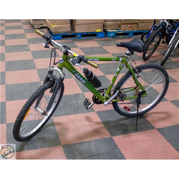 JEEP LAREDO 26" - 21 SPEED FRONT SUSPENSION BIKE