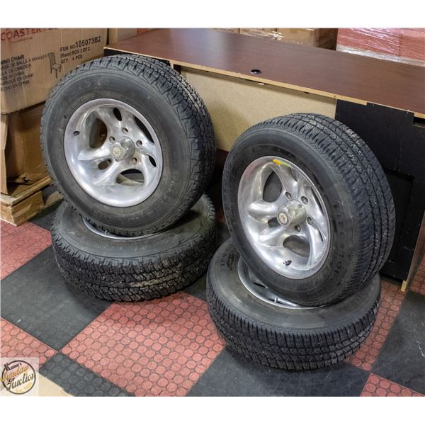15" AMERICAN RACING RIMS+TIRES 5X5 & 5X4.75