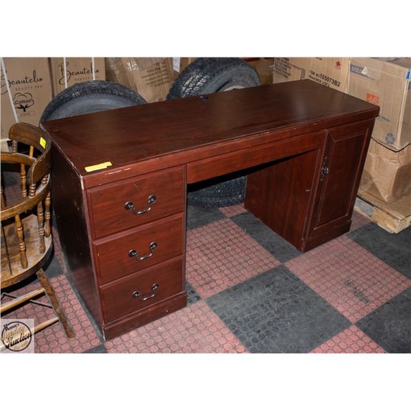 UNCLAIMED - OFFICE DESK H-30" W-21" L-59.5"