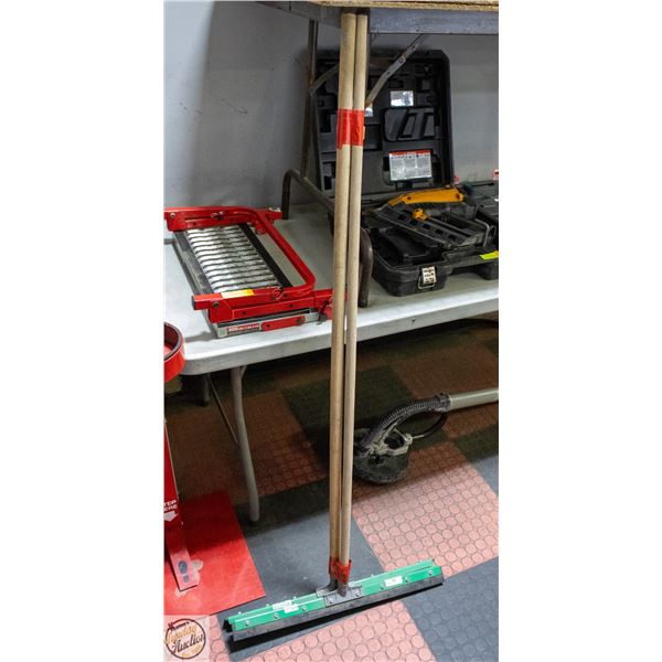 PAIR OF 24 INCH FLOOR SQUEEGEES NEW