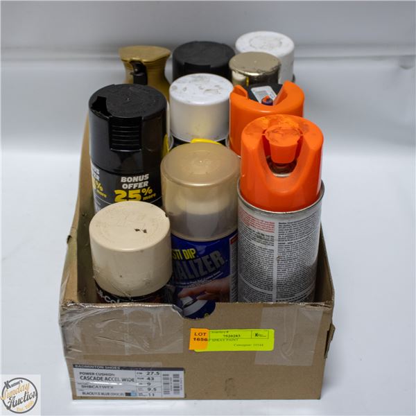 LOT OF SPRAY PAINT