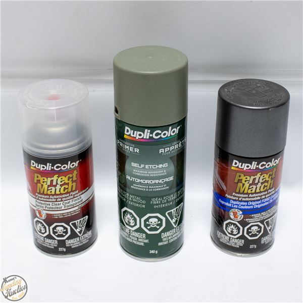 3PK DUPLICOLOUR SPRAY PAINT