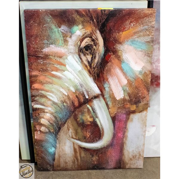 ELEPHANT WALL ART 23X35