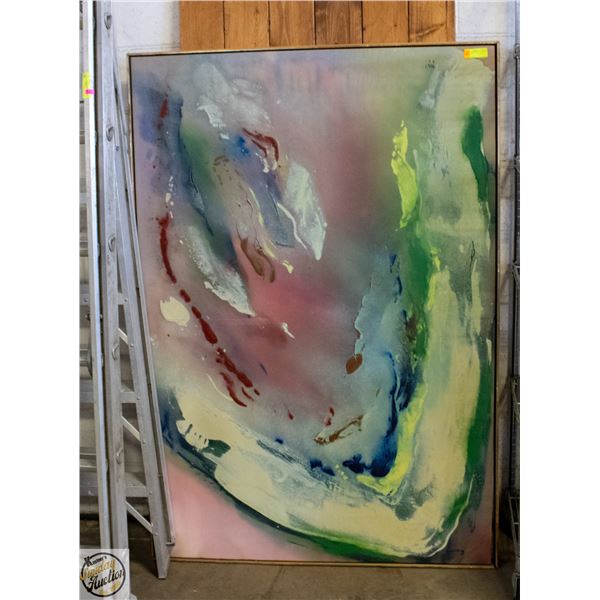 LARGE ORIGINAL OIL PAINTING 64 X 44