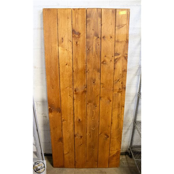 33 X 72 SOLID WOOD FINISHED TABLE TOP