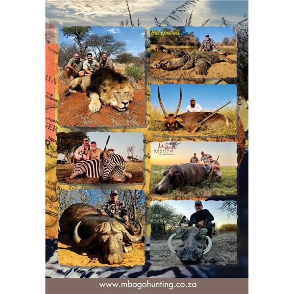 5 Day Trophy Hunt for 4 Hunters- South Africa