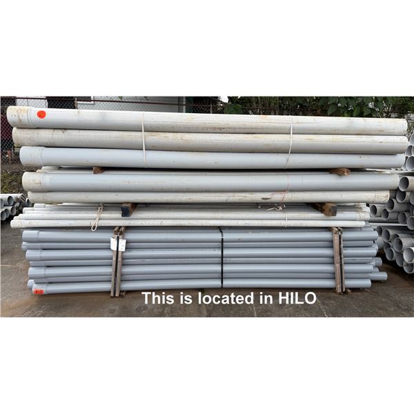 Multiple Lengths PVC Pipe, Misc Sizes
