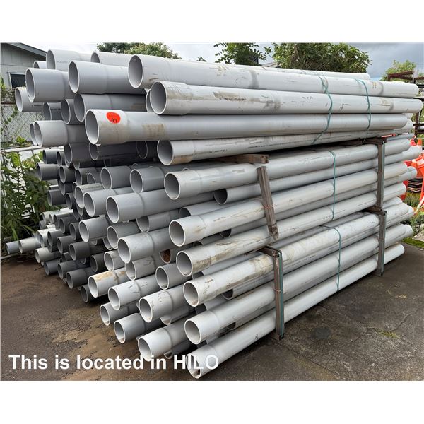 Multiple Lengths PVC Pipe, Misc Sizes