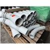 Image 2 : Multiple Lengths PVC Pipe & Angled Sweeps, Misc Sizes