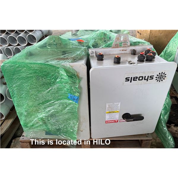 Qty 4 Shoals Technologies Group Standard Current String Combiner Boxes
