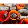 Image 11 : Contents of Pallet: Multiple Buckets Hardware, Kraloy Junction Boxes, Shackles, Clamps, etc