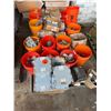 Image 2 : Contents of Pallet: Multiple Buckets Hardware, Kraloy Junction Boxes, Shackles, Clamps, etc