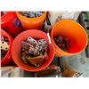 Image 6 : Contents of Pallet: Multiple Buckets Hardware, Kraloy Junction Boxes, Shackles, Clamps, etc