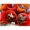 Image 7 : Contents of Pallet: Multiple Buckets Hardware, Kraloy Junction Boxes, Shackles, Clamps, etc