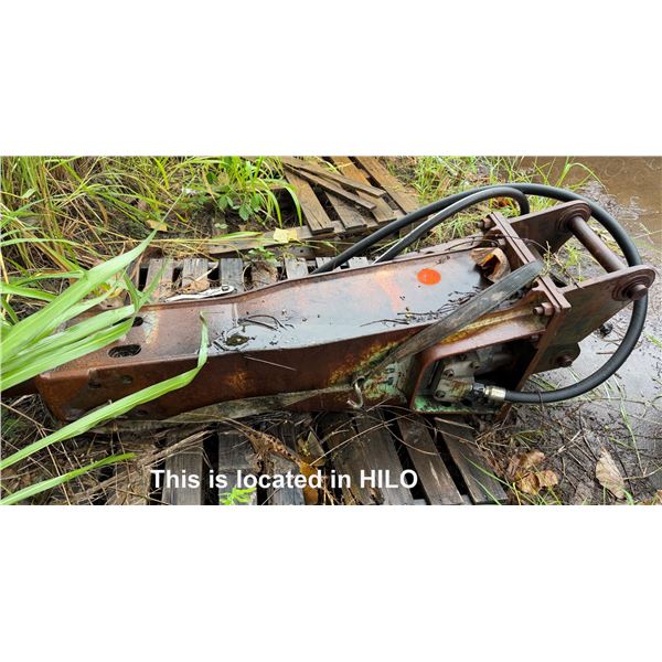 Hydraulic Breaker Hammer Attachment for Excavator or Skid Steer