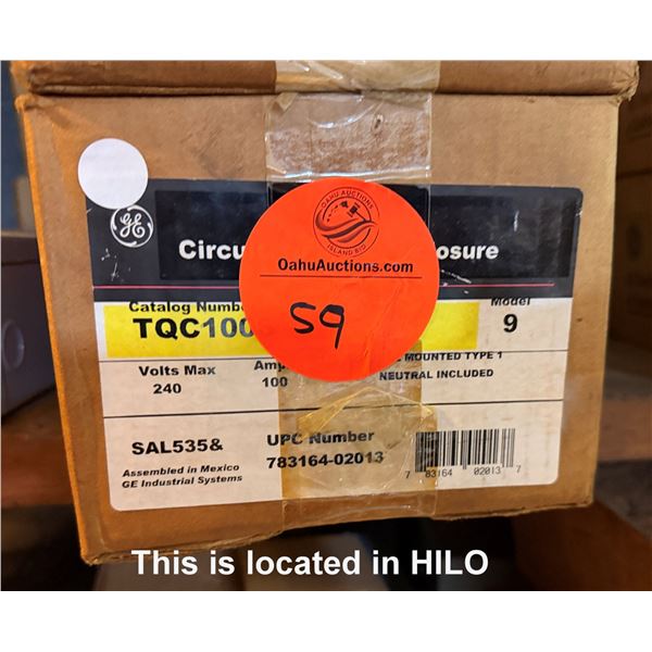 Qty 3 Boxes GE TQC100S Circuit Breaker Enclosures