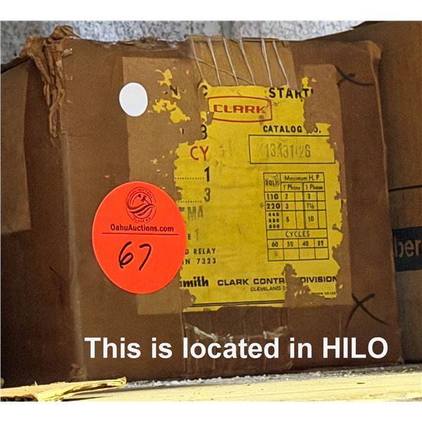 Qty 1 Box Clark 13131 Smith Clark Overload Relay