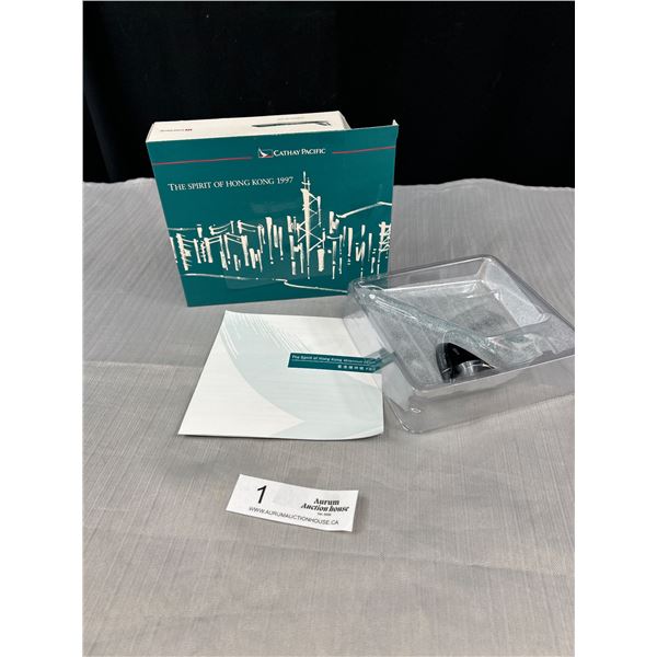 Cathay Pacific Spirit of Hong Kong 1997 Diecast plane New in Box