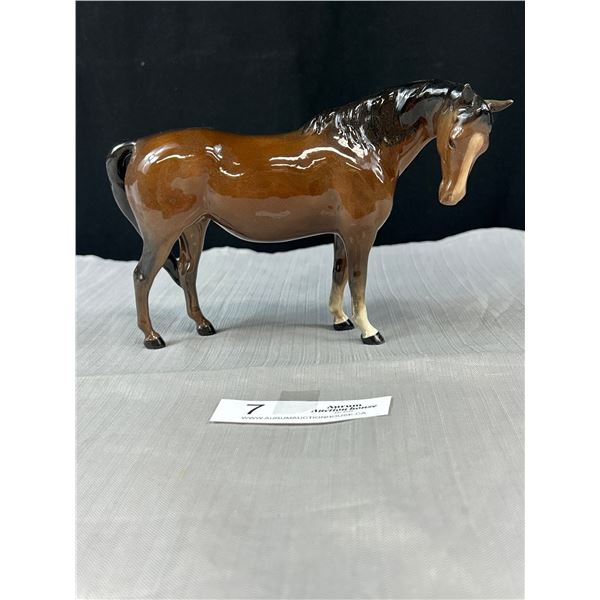 6in Tall Beswick made in england Porcelin Horse